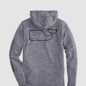 Vineyard Vines Men's Gray Hoodie Shirt- a
